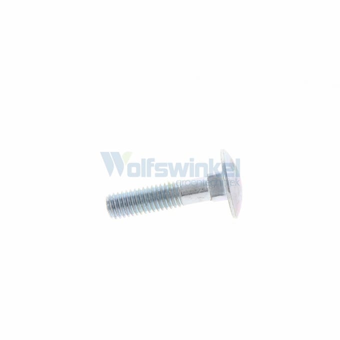 Slotbout M8x35mm Staal Verzinkt + moer - 200 stuks