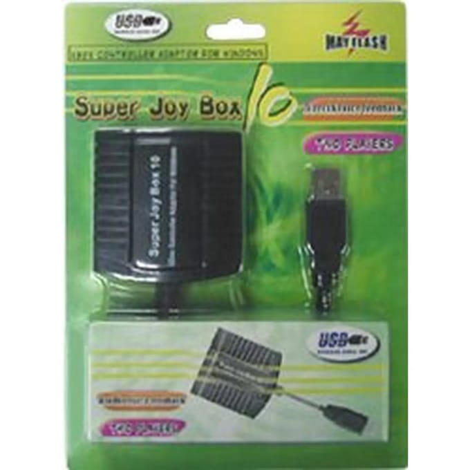 Adapter 2 Xbox-controllers naar pc (Super Joy Box 10)