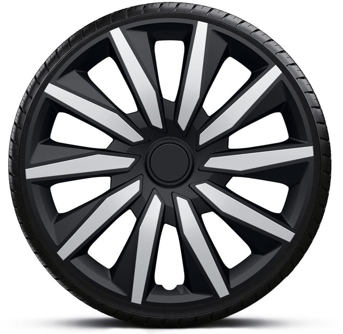 Gorecki Wieldoppenset Decente 15" Zwart/Zilver