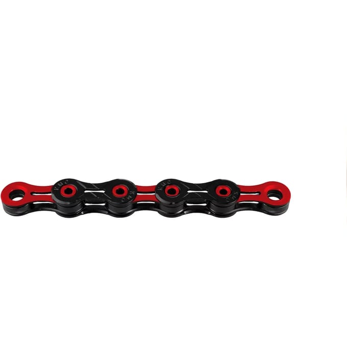 KMC X11 DLC Fietsketting 11 speed - Zwart/Rood