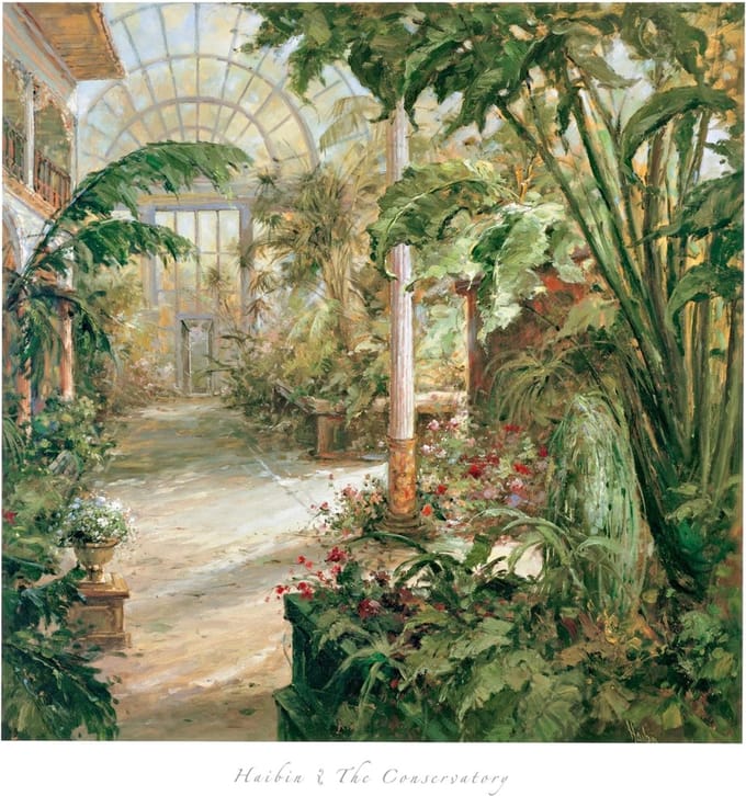 Kunstdruk Haibin - The Conservatory 81x86cm