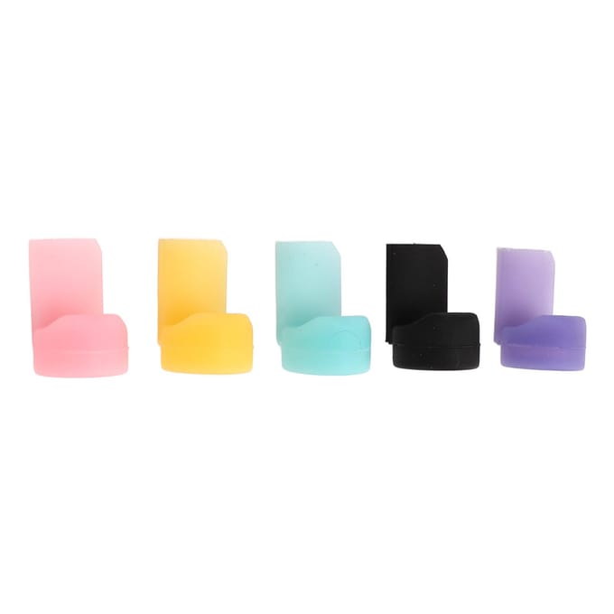 5 Stuks Klarinet Duimsteun Kussen Siliconen Beschermer Instrument Accessoires Set Kit black
