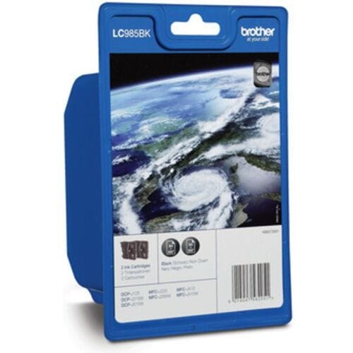 Brother Inktcartridge LC-985BKBP2 Zwart Multipack