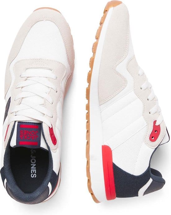 Jack & Jones - maat 42 - Stellar Mesh 3.0 Sn Sneakers Beige,Wit Man