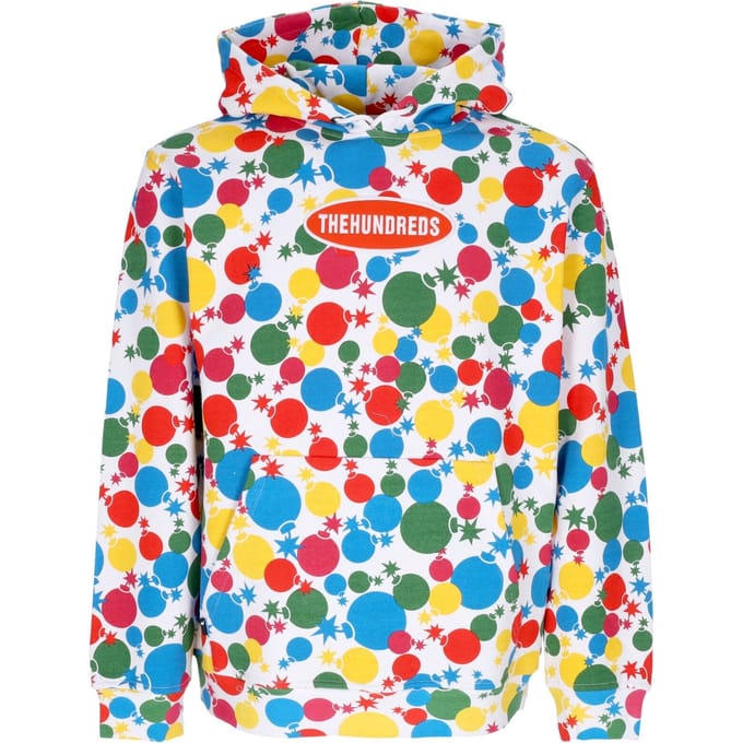 Bubbles Pullover Herenhoodie Wit