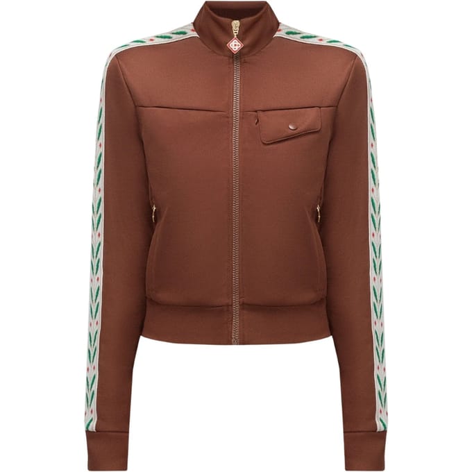 Casablanca Laurel Track Top Bruine Jassen