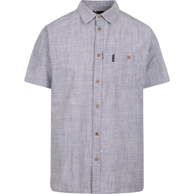 Trespass Heren Basham Woven Shirt (Donkere pauw)