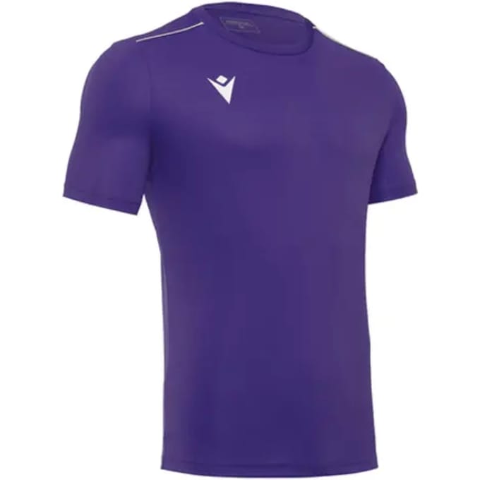 Macron Rigel Hero Shirt Korte Mouw Heren - Paars | Maat: M