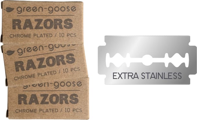Smooth Refills - 30  Double Edge safety razor blades - scheermesjes - shavette
