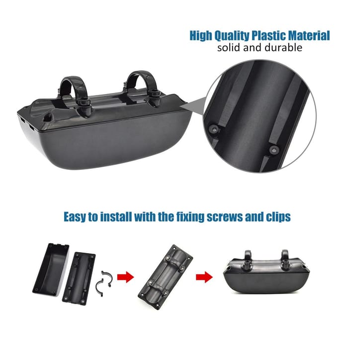 Ebike Controller Box Elektrische Fiets Controller Behuizing Elektrische Fiets Ombouwset Plastic Ebike Controller Kabeldoos zwart