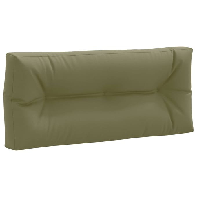 vidaXL - Palletrugkussen - VIANEN - 100% - Polyester - Olijfgroen