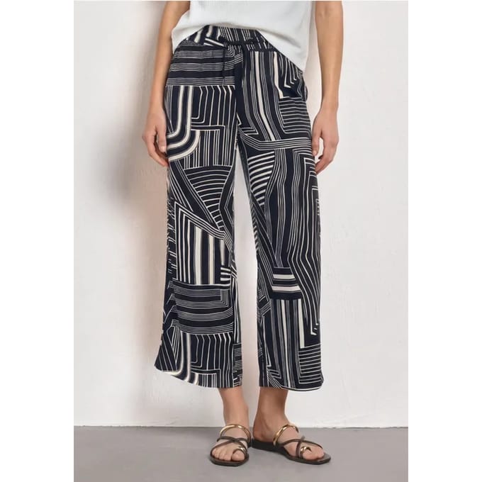 7/8 High Waist Culotte met patroon