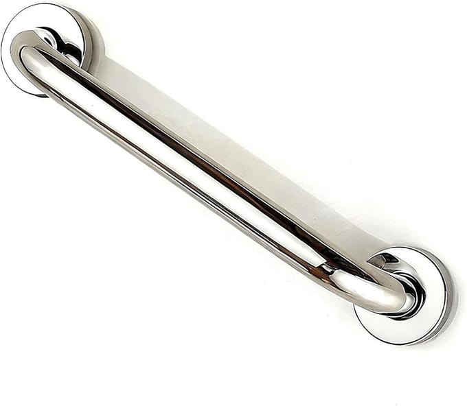 Douchebeugel - Badkamer handgreep - Veiligheid thuis - Roestvrij staal - 30 cm - Zilver