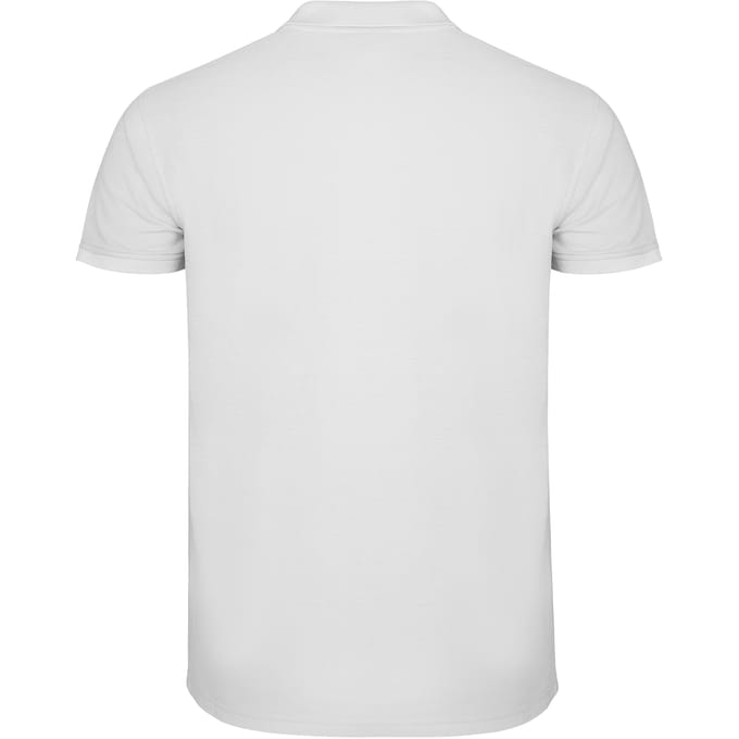 Roly Heren Ster Poloshirt (Wit)