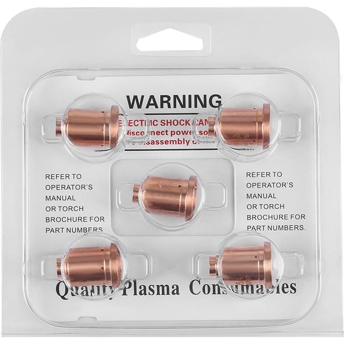 5 Stuks 85A Plasma Snijmachine Mondstuk Tips 220797 Geschikt voor MAX85 Plasma Snijtoorts Verbruiksartikel