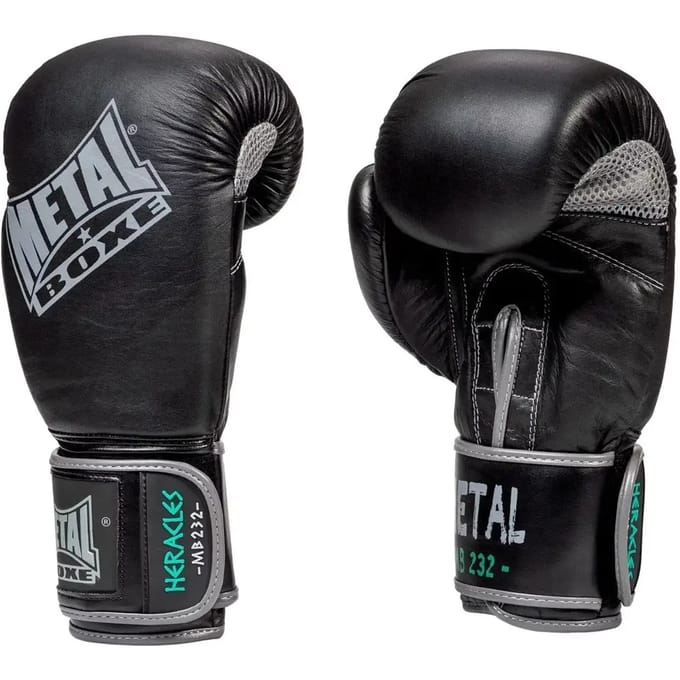 Leren bokshandschoenen Metal Boxe heracles