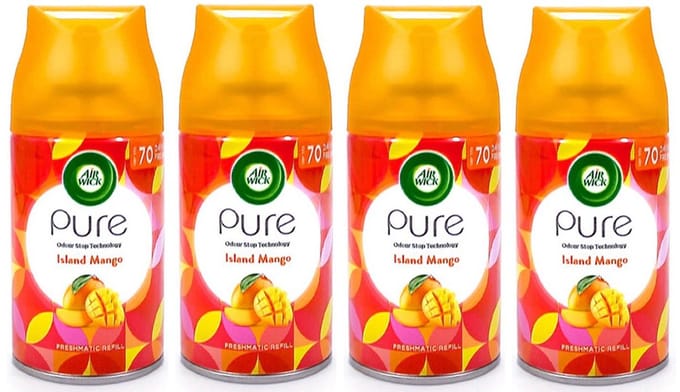 Air Wick Freshmatic Mango - Voordeelverpakking 4 x 250 ml