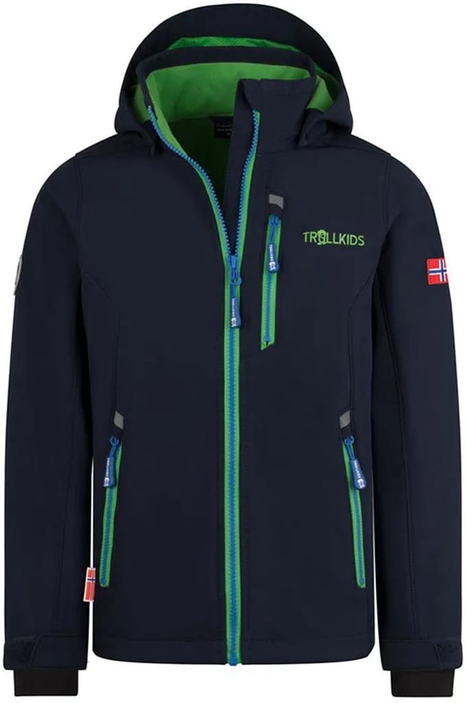 Trollkids Balestrand Jas Groen,Zwart 152 cm Kinderen
