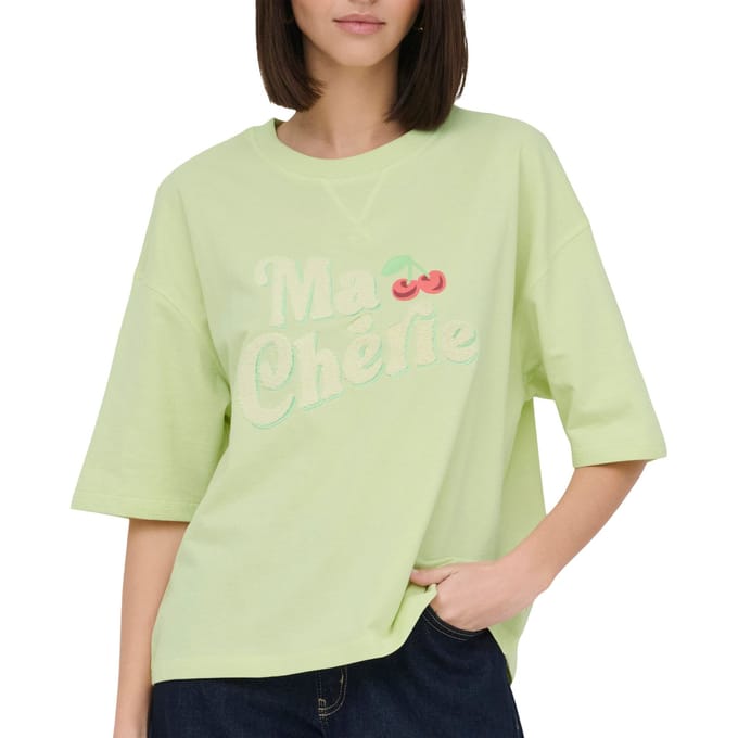 JDY - JDYKAJA SS LOOSE O NECK SWEAT JRS DIA Dames Trui
