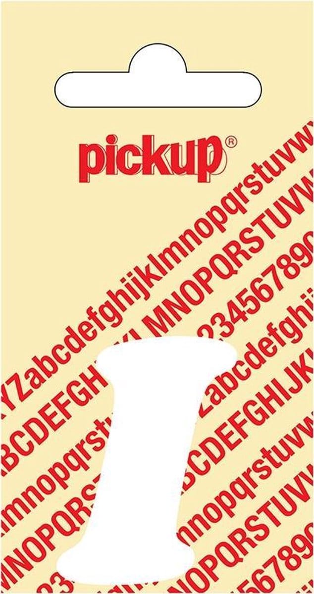Pickup plakletter CooperBlack 40 mm - wit I