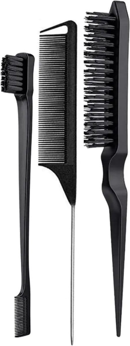 Cabantis 3 delige Haar Accessoires Set – Franse Vlecht – Bruidskapsels – Haar - Zwart