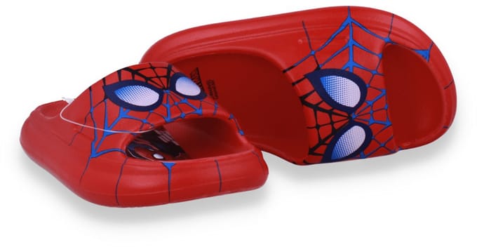 Spiderman Jongens Badslipper | Rood | Maat: 29