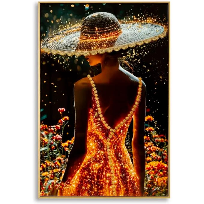 Schilderij On Canvas Illumy Laquared With Frame -b 62×3,5×92 cm