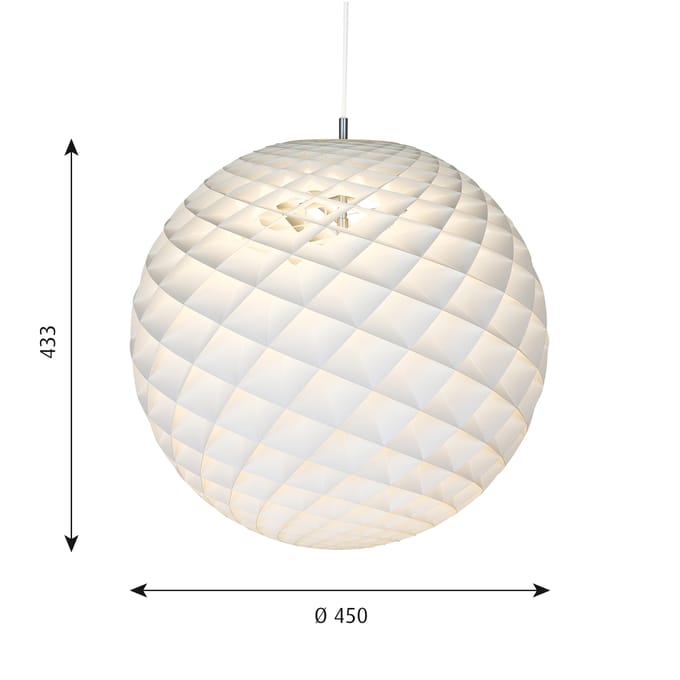 Louis Poulsen - Patera hanglamp - M - wit
