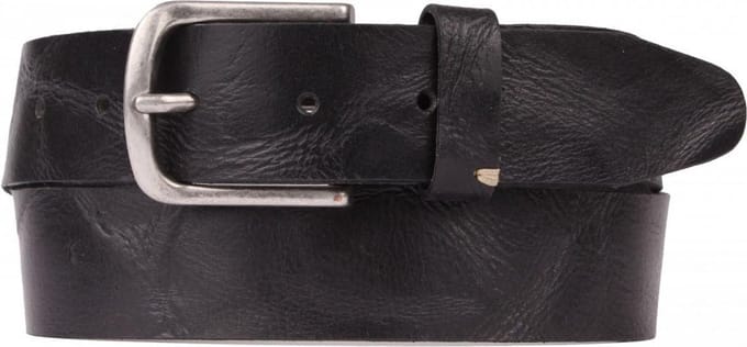 Presly & Sun Heren - Leren riem - Zwart - 105cm