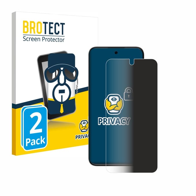 BROTECT - privacy screenprotector voor ZTE Blade V70 Vita - Folie Beschermfolie Blauwlichtfilter 2 Stuks