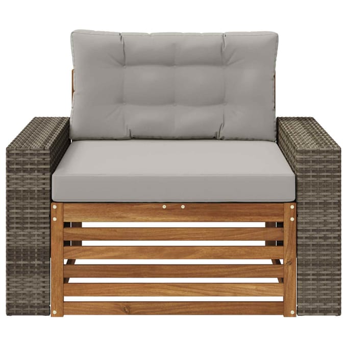 vidaXL - Buiten - Midden - Sofa - Naturel