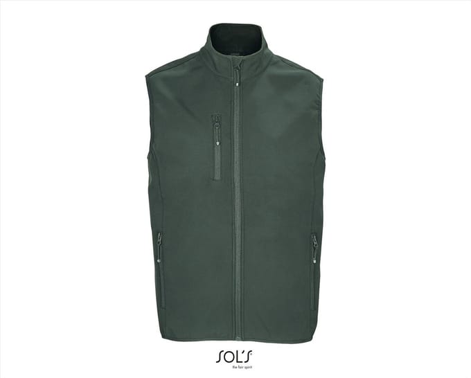 SOL'S Men´s Falcon Zipped Softshell Bodywarmer L03825 - Forest Green - M