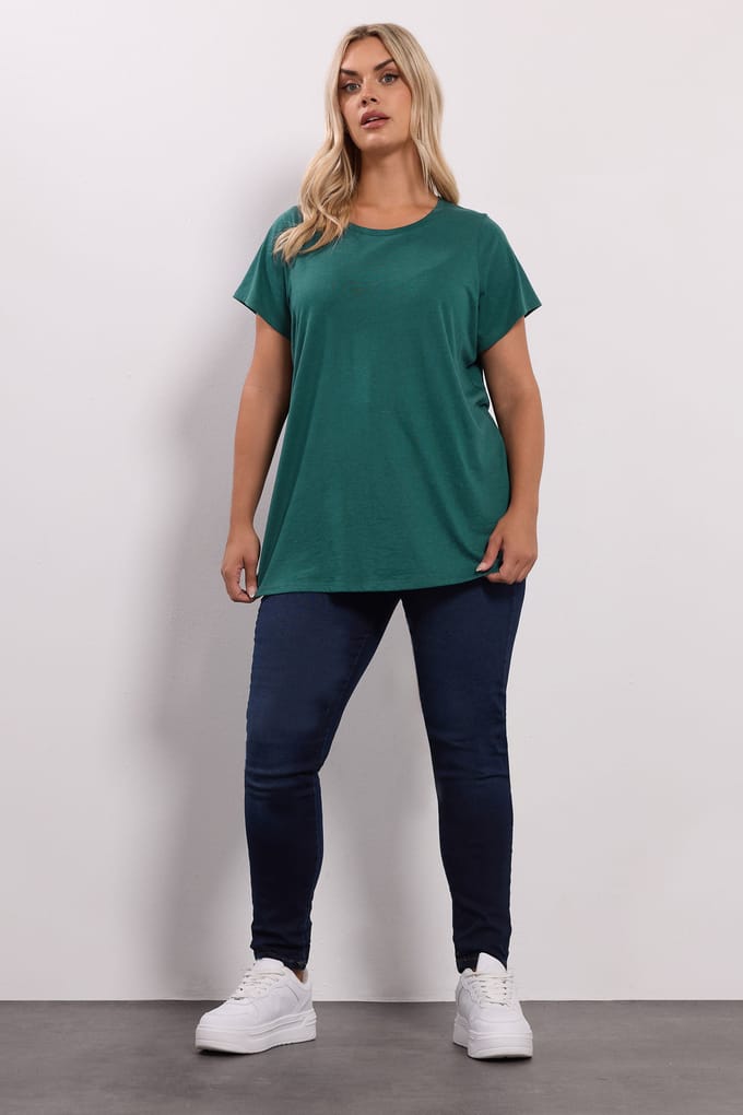 Yours Forest Green Core Tshirt Size 62-64