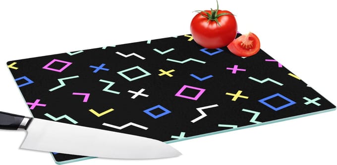 Glazen Snijplank - 39x28 - Game Console - Vector - Abstract - Snijplanken Glas