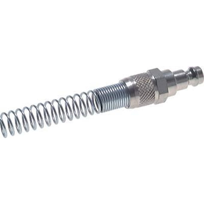 Vernikkeld Messing DN 5 Luchtkoppeling Insteeknippel 4x6 mm Push-On Buigbescherming Draaibaar
