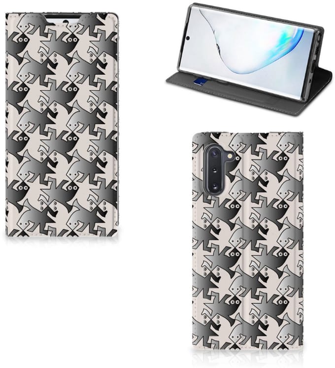 Samsung Galaxy Note 10 Hoesje maken Salamander Grey