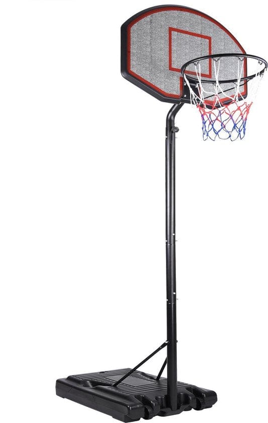 Basketbalring met Verstelbare Mand 257- 305cm Wielen