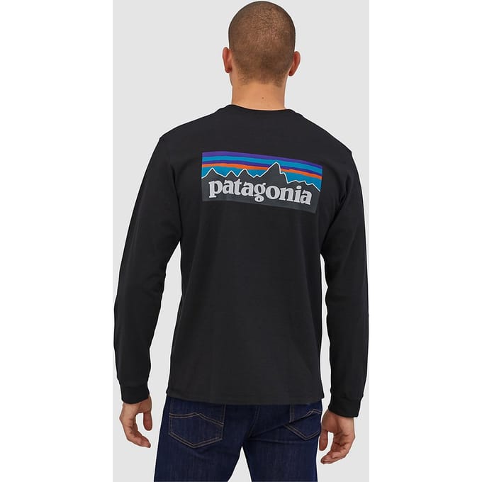 Longsleeve T-shirt Patagonia P-6 Logo Responsibili