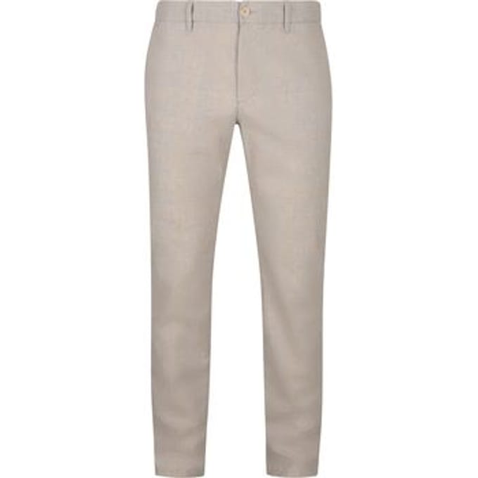 Alberto Lou Chino Glencheck Beige - Maat W 34 - L 34 - Heren
