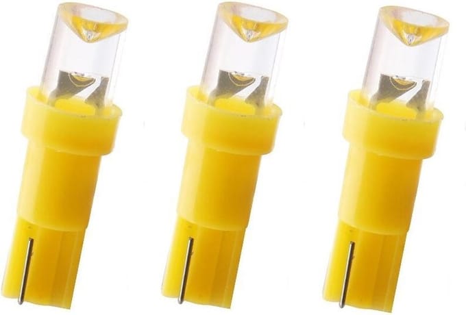 ABC-Led T5 LED dashboard lampjes - 12V oranje - auto interieurverlichting
