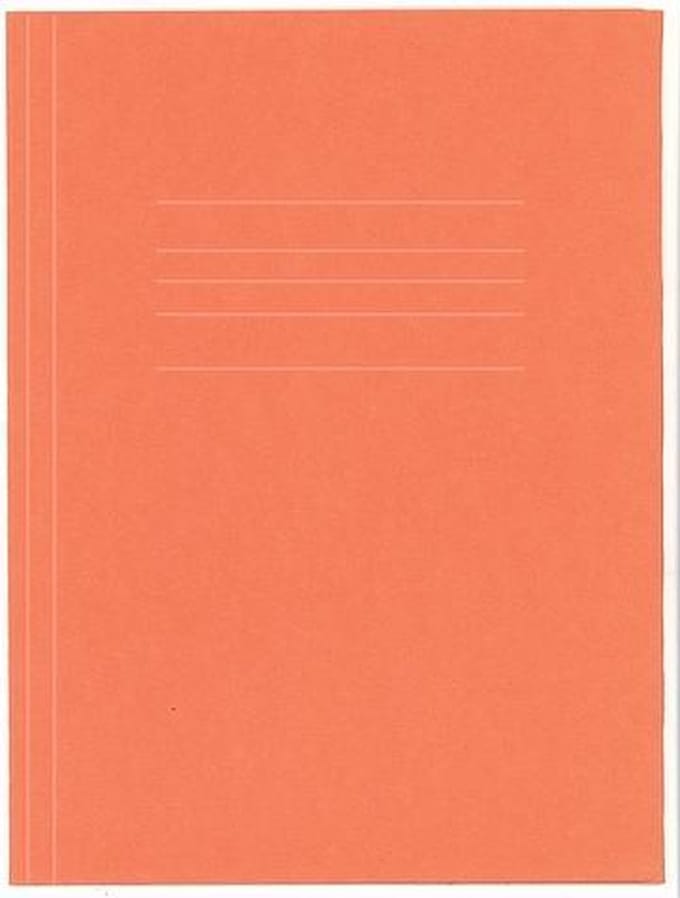Kangaro dossiermap - folio - 240 grams recycled karton - oranje