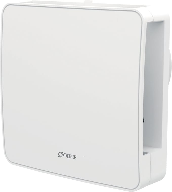 O.ERRE PURO 100 BADKAMERVENTILATOR SUPER STIL EN ZUINIG 85m³/h