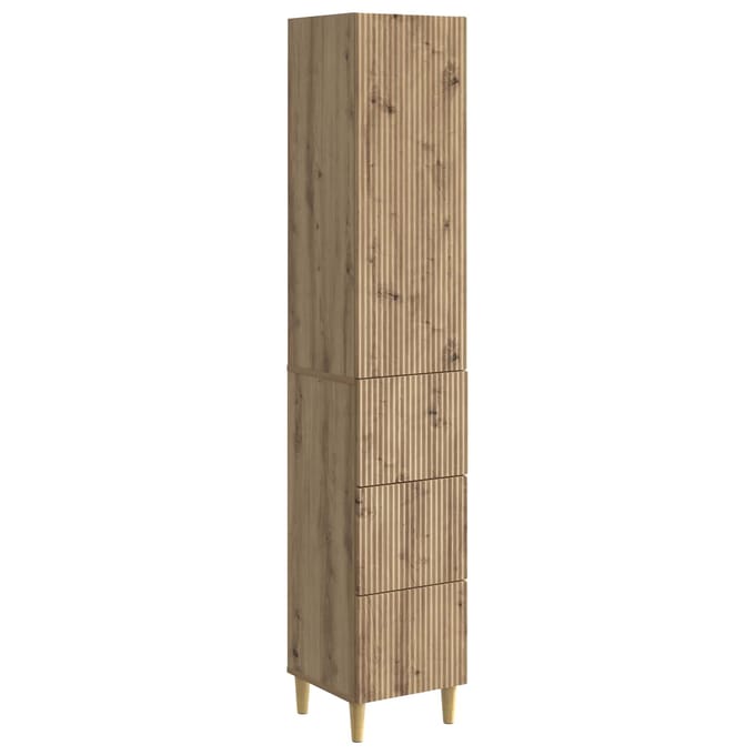 vidaXL - Kast - Set - 2 - st - Bewerkt - hout