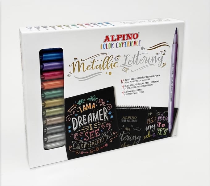 Set Viltstiften Alpino Color Experience Multicolour (12 Onderdelen)