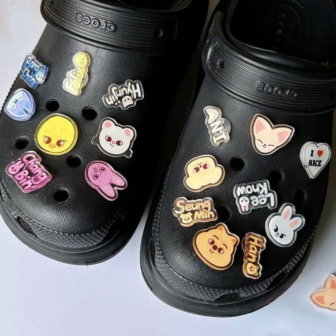 Stray kids Crocs Accessoires, 17 stuks 17pcs gray