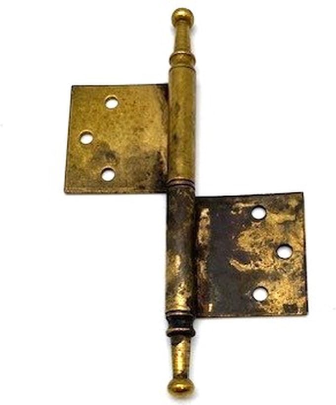 Scharnier Messing antiek rechts 70x115mm