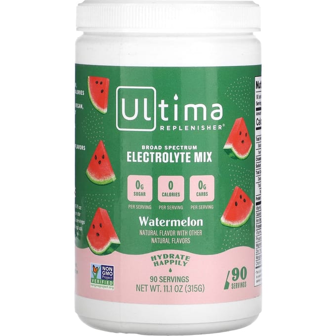Ultima Replenisher, Mélange d'électrolytes, Saveur pastèque, 11,1 oz (315 g)