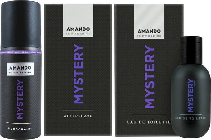 Amando Mystery Cadeauset - After Shave / Eau de Toilette / Bodyspray