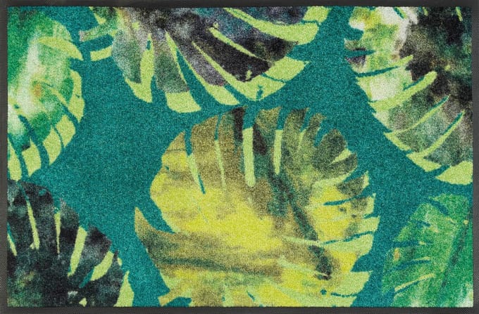 Kleen-Tex Deurmat Wash+Dry Philo Leaves - 50 x 75cm