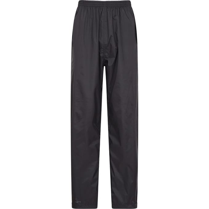 Mountain Warehouse Heren Pakka waterdichte overbroek (Zwart)